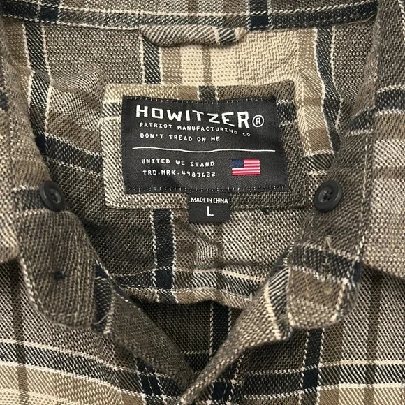 Howitzer patriotic flannel